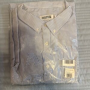 ANTI SOCIAL SOCIAL CLUB
Mind Games striped button-up shirt